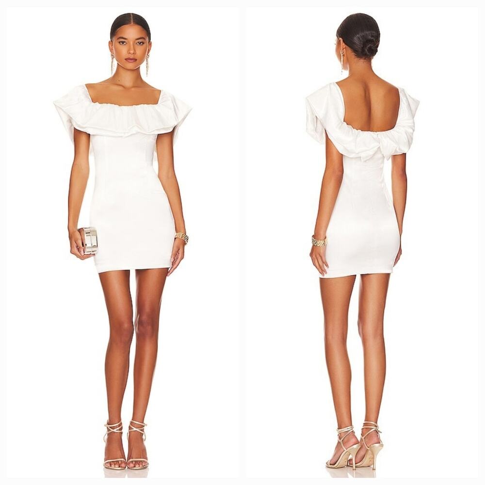 MORE TO COME Caira Ruffle Dress in  Large
